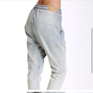 One Teaspoon Ivory Super Trackies Jeans